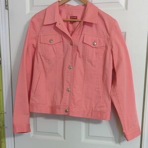 Chaps Pink Jean Jacket
